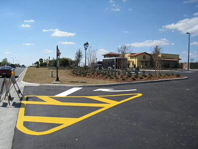 parking lot striping
